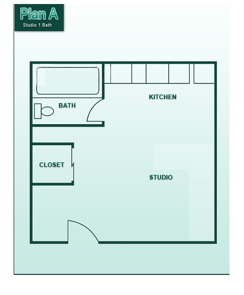 Plan A - 8123 - Sepulveda Apartments