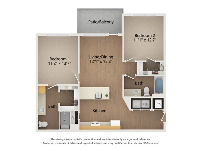 Floorplan - 8200 McCrory (Poplar McCrory)