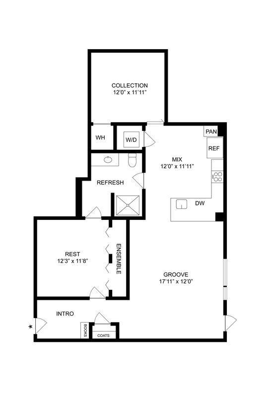 Floorplan - Arapahoe Square Apartments