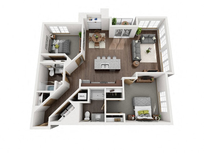 Floorplan - Royster Commons Apartment Homes