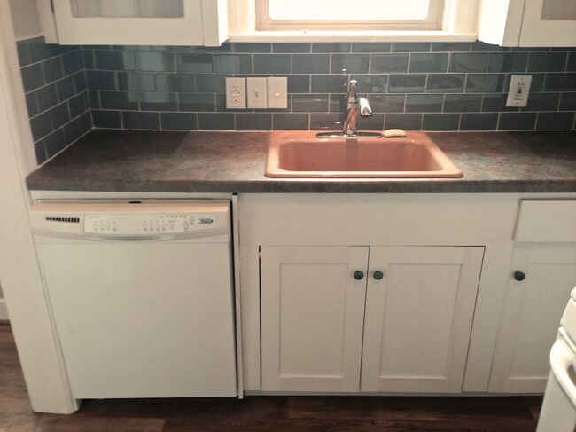 Vintage cabinets, sink and dish washer. - 4104 Dover St