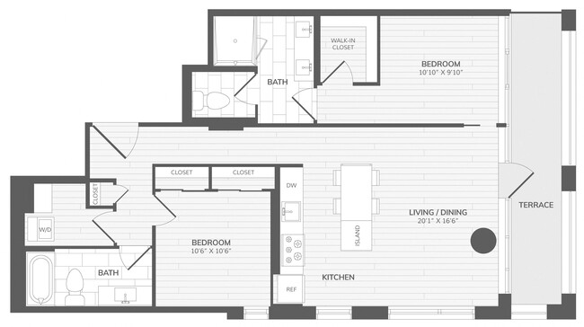 Floorplan - Intersect at O
