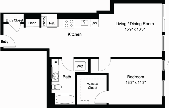 Floorplan - Chloe on Madison