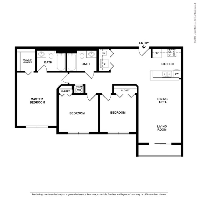 Floorplan - Marina Bay Apartments