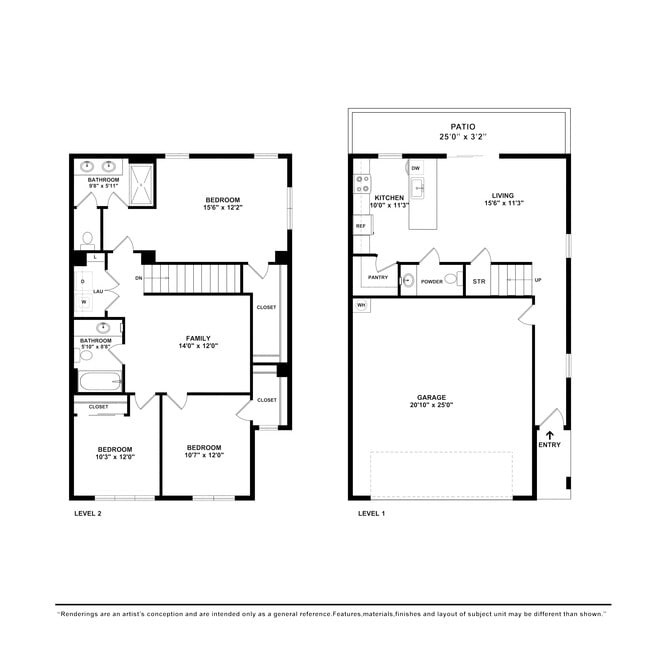 Floorplan - Desert Sage Townhomes