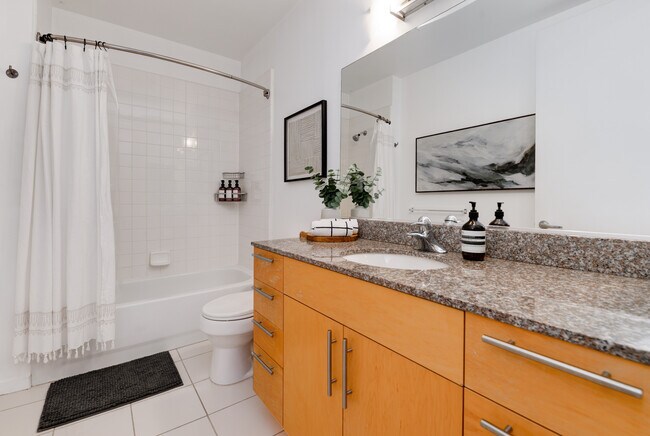 Secondary Bathroom with bath essentials - 1025 Island Ave