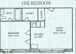 1BR/1BA - Barbizon Apartments