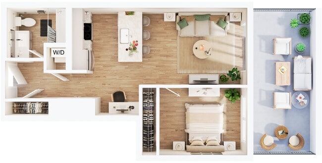 Jolie (Patio) - Juliette Apartments