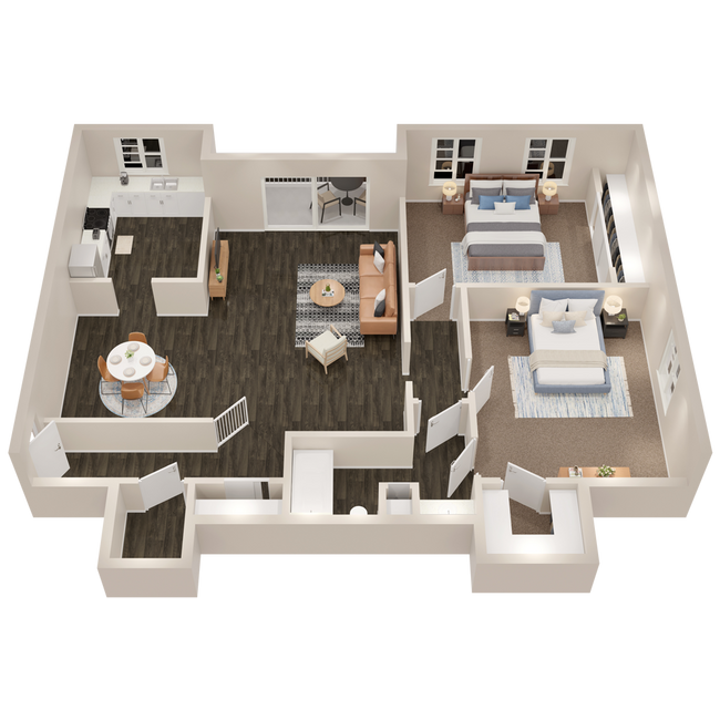 Floorplan - Lakeside at Wheaton Apartments