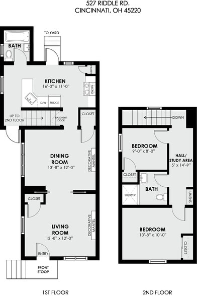 Floor Plans - 527 Riddle Rd