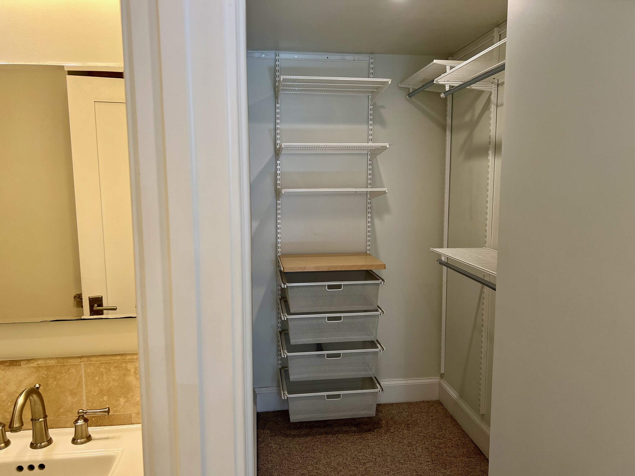 Primary Bedroom Closet Attached to Bathroom - 3220 17th St NW