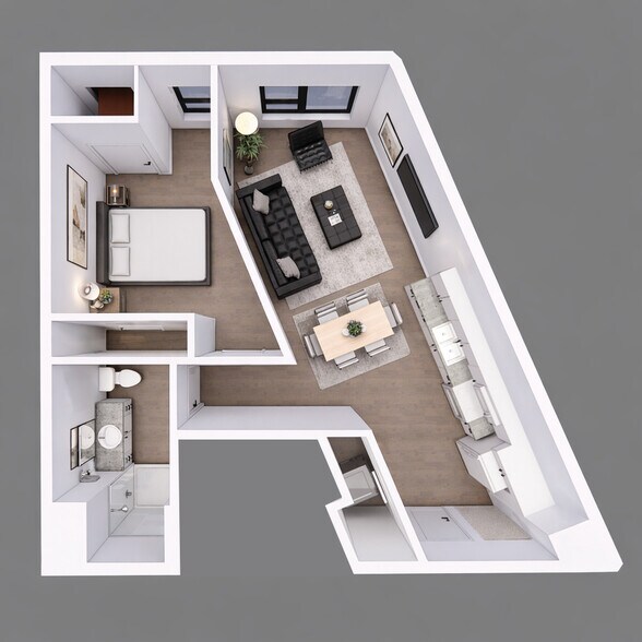 1 Bed / 1 Bath - Canfield Parks Apartments