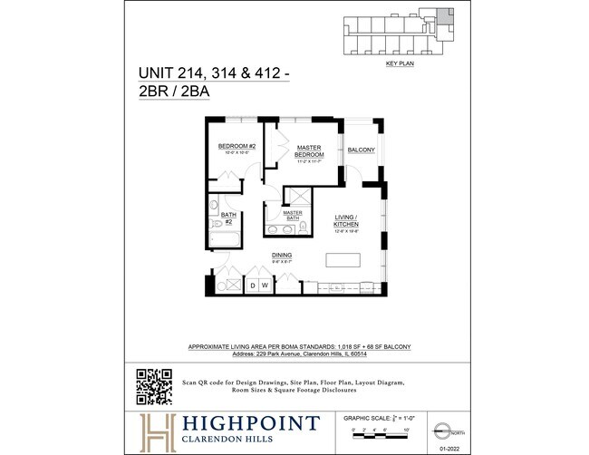 Floorplan - HIGHPOINT Clarendon Hills