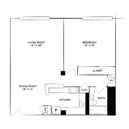 Floorplan - Flamingo South Beach