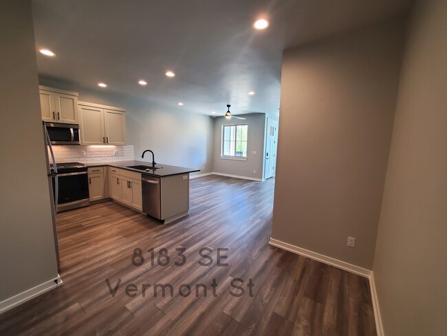 Open concept kitchen and dining - 8183 SE Vermont St