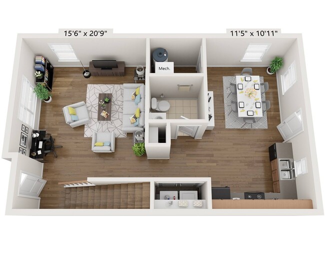 Floorplan - Beecher Terrace Phase II (0680)