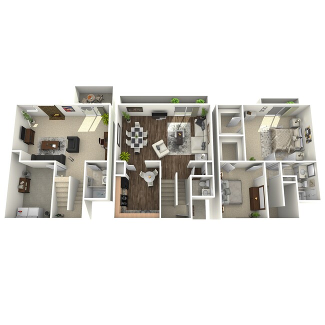 Floorplan - Whispering Hills Apartments