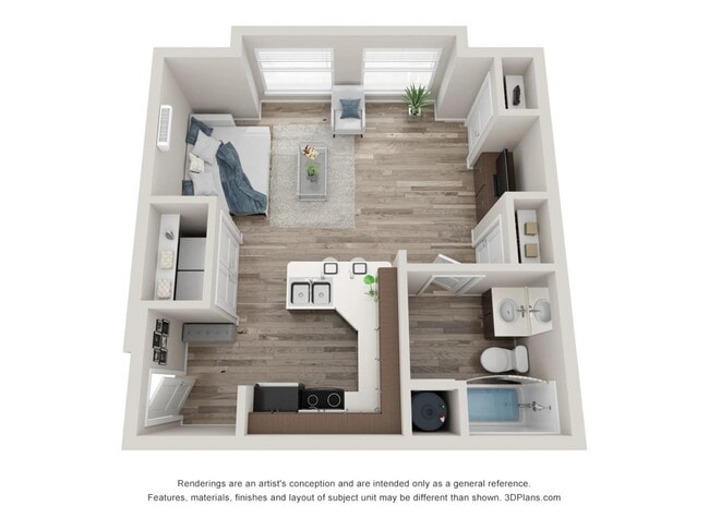 Studio - Block 1618 Apartments