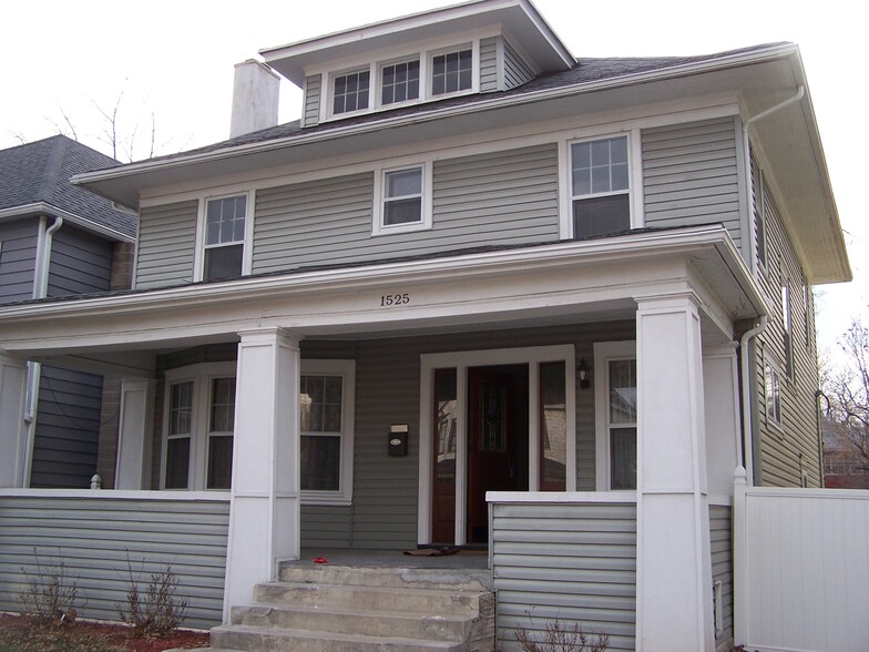 The view from the front. The bedroom is on the upper right side. - 1525 South 7th Street