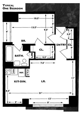 1BR/1BA - St. Mary's Court