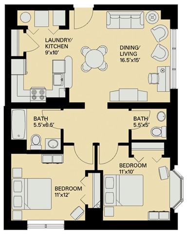 Floorplan - Marion Square