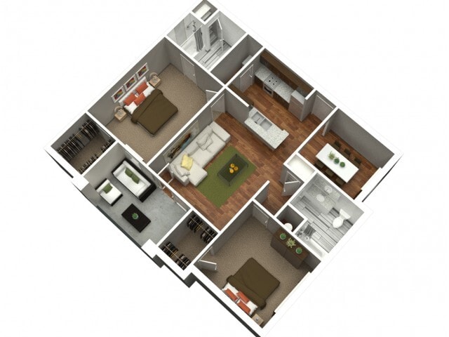 2 Bedroom 2 Bath 1094 - Branchwater