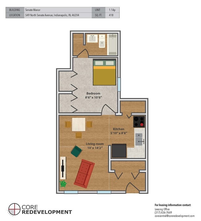 Floorplan - Senate Manor
