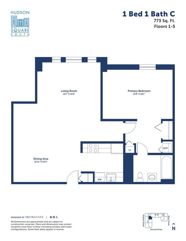 Floorplan - Hudson Square South