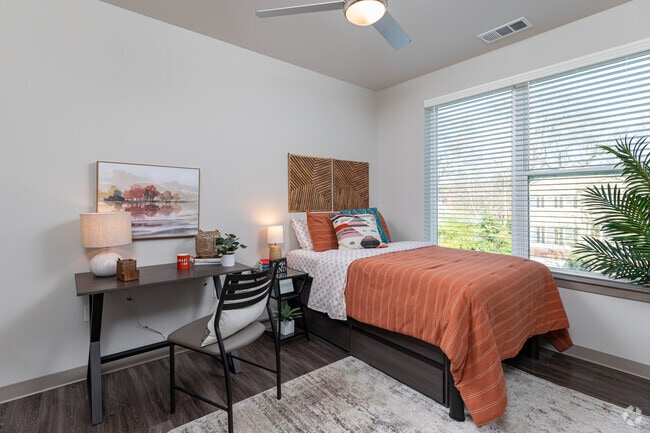 2BR, 2BA - 768SF - Bedroom Two - Catalyst Midtown