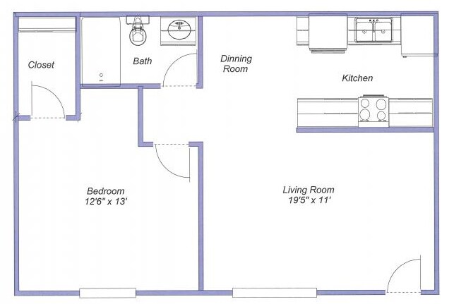 1BR/1BA - Coddingtown Mall Apartments