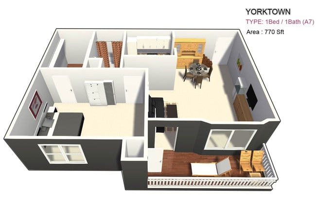 One Bed / One Bath - Yorktown