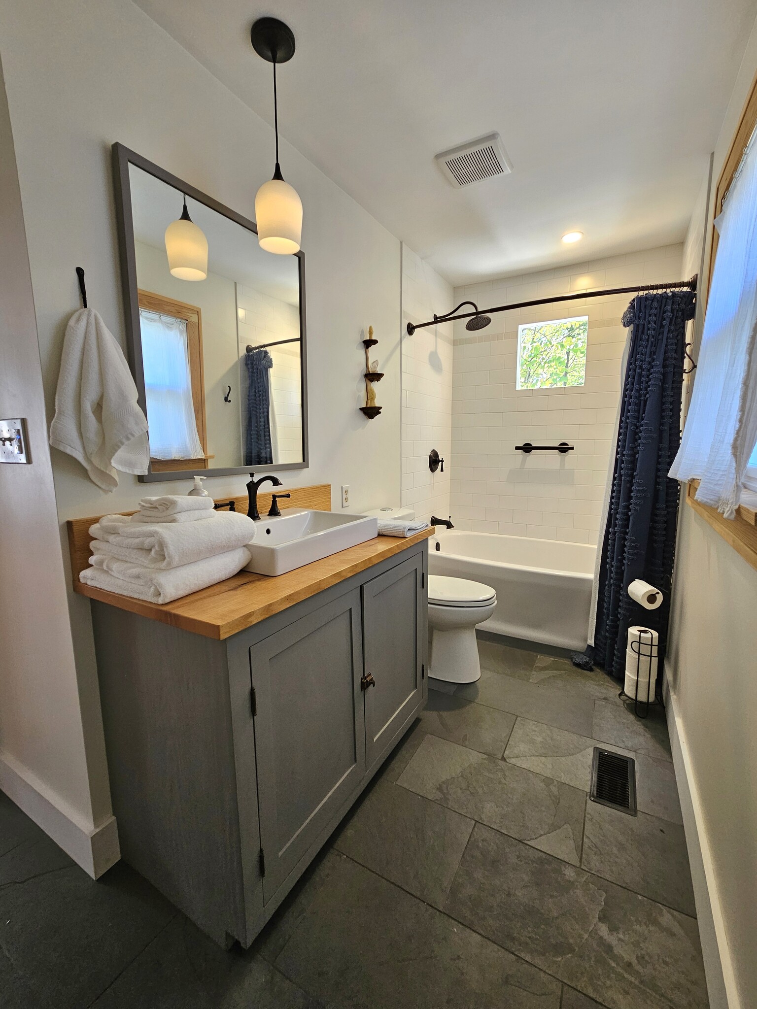 Downstairs master bath - 814 S Henderson St