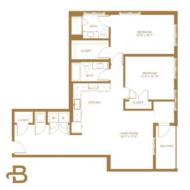 Floorplan - The Birney at Westhampton