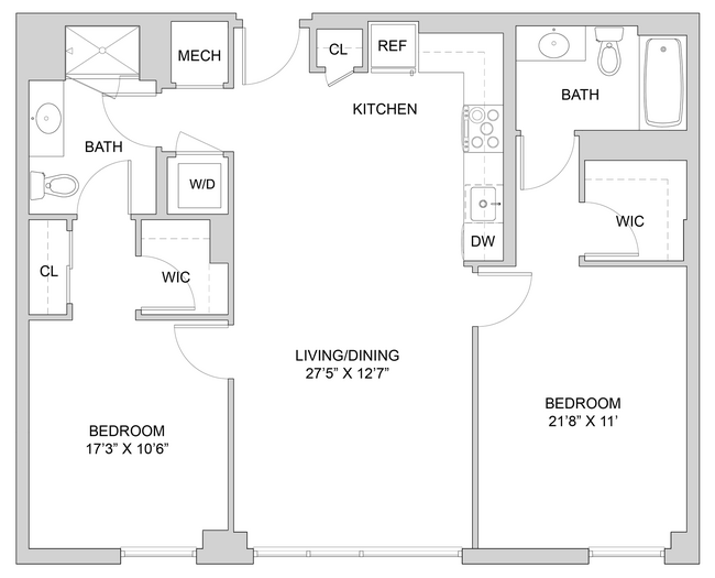 Floorplan - The Modern at Art Place