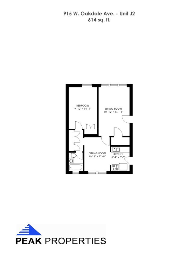 Floorplan - 911 W. Oakdale Ave.