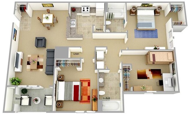 Floorplan - Genito Glen Apartments