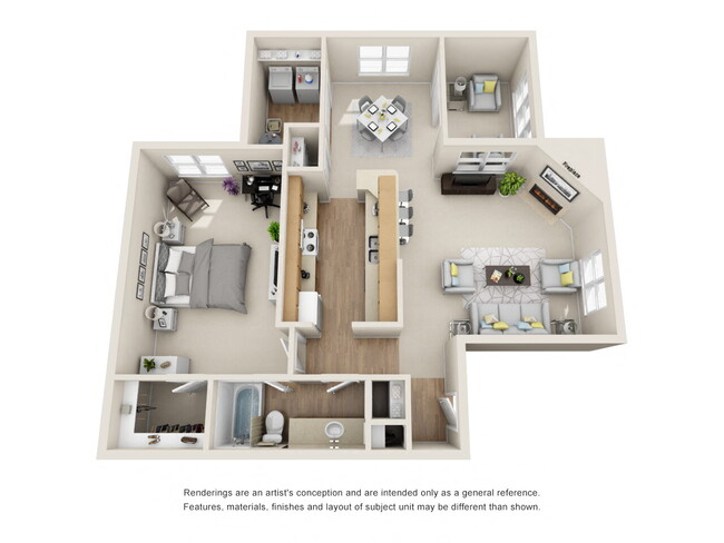 Floorplan - Renaissance Villas Apartment Homes