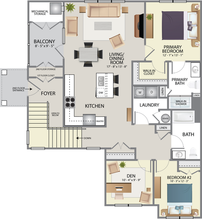 Floorplan - The Villas at Glenwood