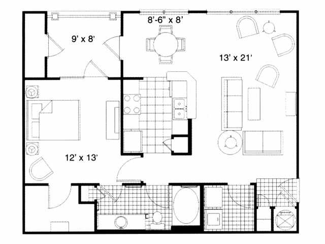 1BR/1BA - Astoria Apartment Homes