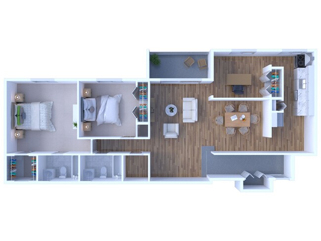 Floorplan - Townley Apartments