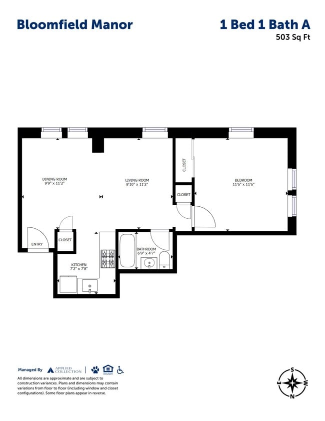 Floorplan - Bloomfield Manor