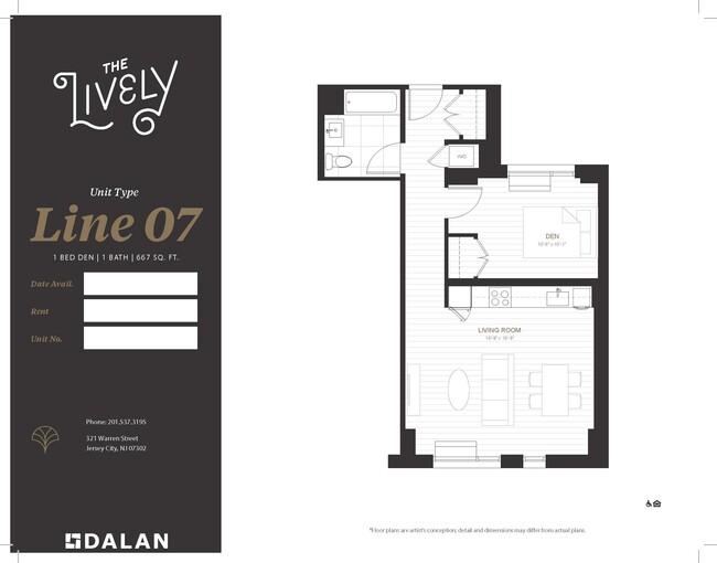 Floorplan - The Lively