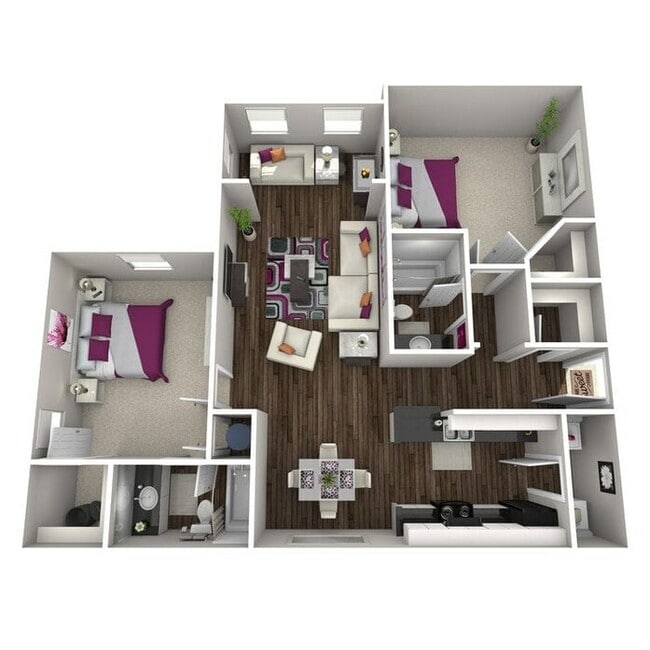 Floorplan - The Park at Arlington Apartments