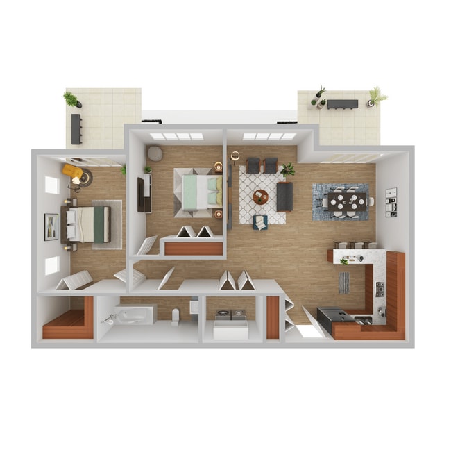 Floorplan - Quail Run Apartments