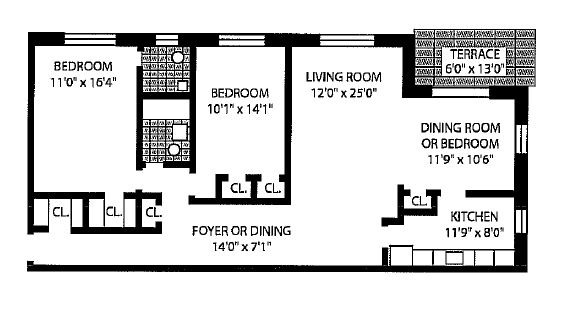 2BR/2BA - Roosevelt House