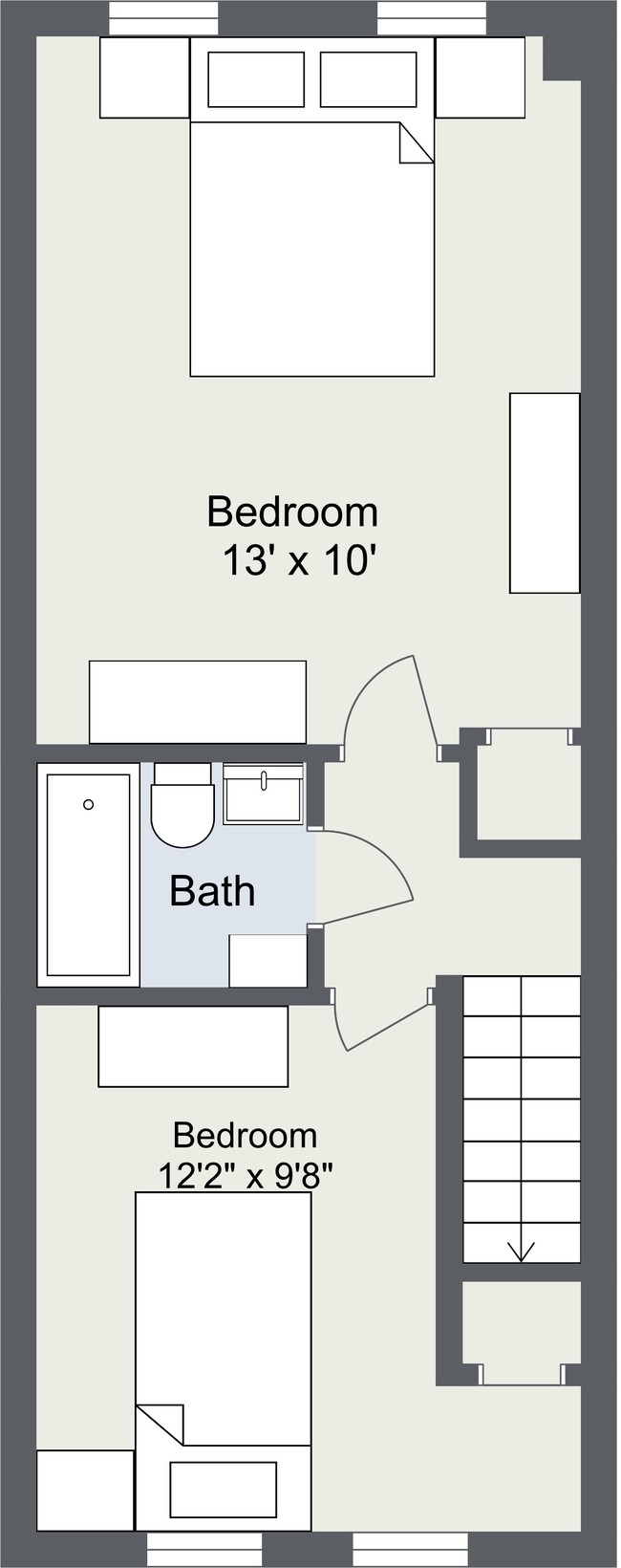 Floorplan - Westland Gardens Apartments & Townhouses