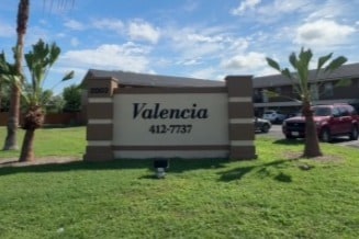 Front Sign - Valencia Apartments