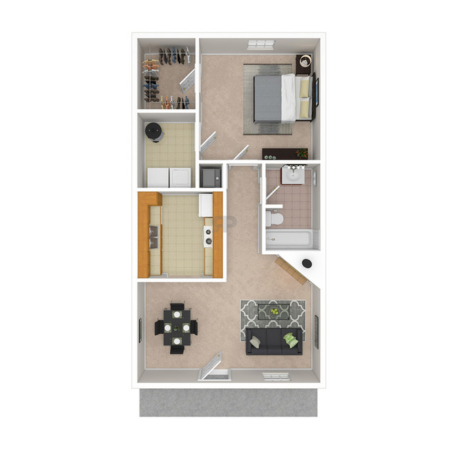 Floorplan - Spurlock North Apartments