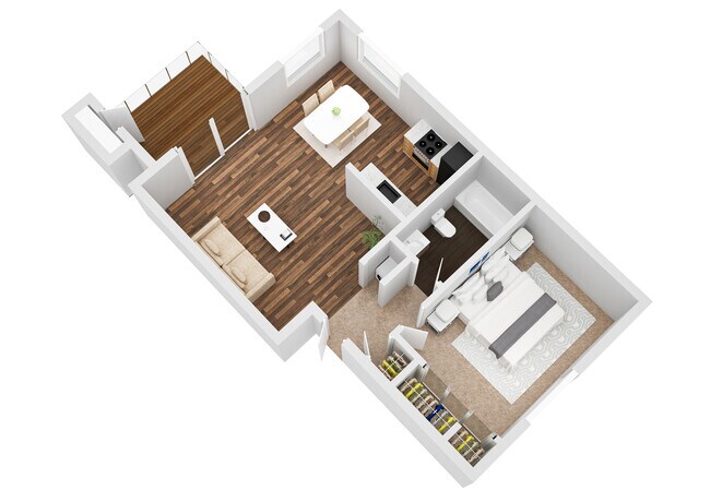 The George - 1 Bed 1 Bath - The George