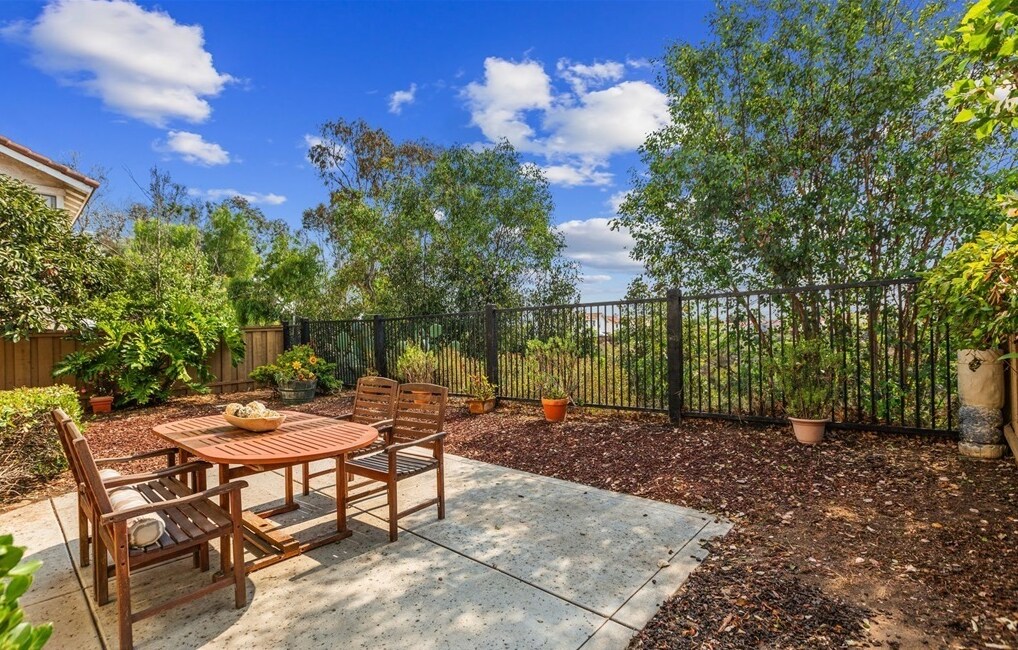 back yard. furniture not included. - 10734 Chinon Cir